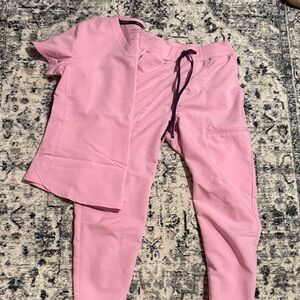 Fabletics Blush Pink scrubs